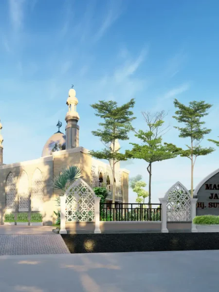 Masjid Jami Hj. Sutarsih Klaten Jawa Tengah 3 450x600