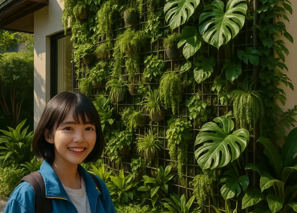 Inspirasi Taman Vertikal Rumah Jogja Yang Estetik Dan Fungsional 960x690